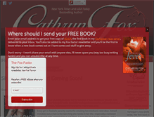 Tablet Screenshot of cathrynfox.com